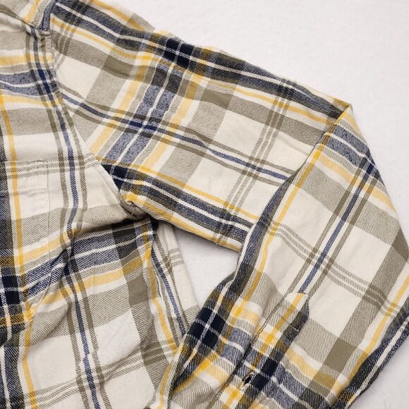 Prince & Fox Casual Button Up Long Sleeve Shirt Adult Mens Size Medium M White - Picture 6 of 10